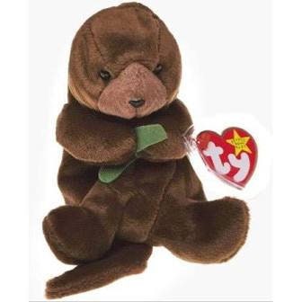 SEAWEED the Otter Ty Beanie Baby Retired Beanbag Plush - New with Tags