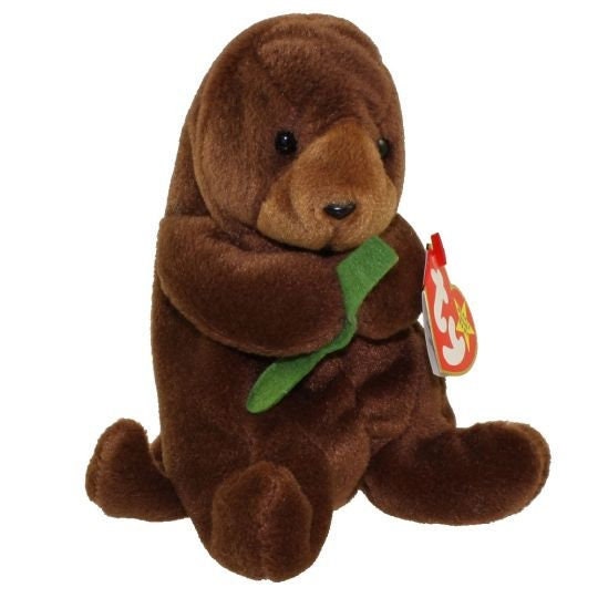 SEAWEED the Otter Ty Beanie Baby Retired Beanbag Plush - New with Tags