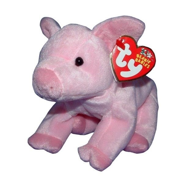 HAMLET the Pig Ty Beanie Baby Retired Beanbag Plush - New with Tags