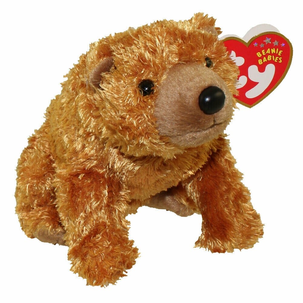 SEQUOIA the Bear Ty Beanie Baby Beanbag Plush - New with Tags Vintage Retired 10/29/2002