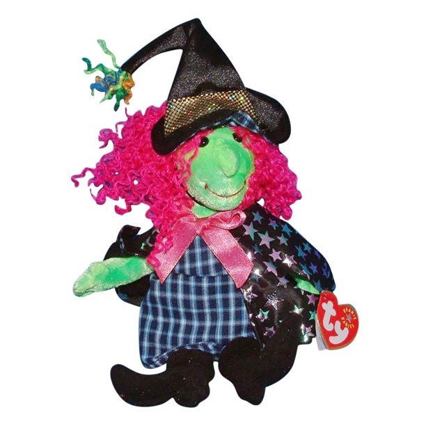 SCARY the Witch Ty Beanie Baby Beanbag Plush - New with Tags Vintage Retired 12/11/2001 Halloween
