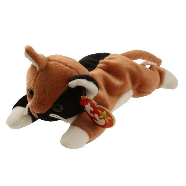 CHIP the Cat Ty Beanie Baby Beanbag Plush - New with Tags Vintage Retired 12/12/1999