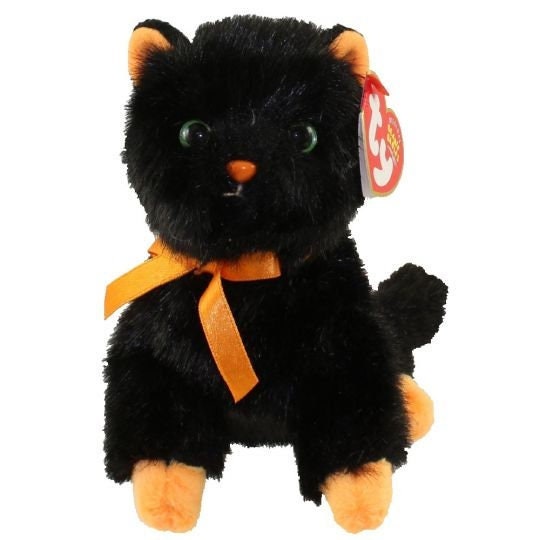 JINXY the Cat Ty Beanie Baby Beanbag Plush - New with Tags Vintage Retired Halloween