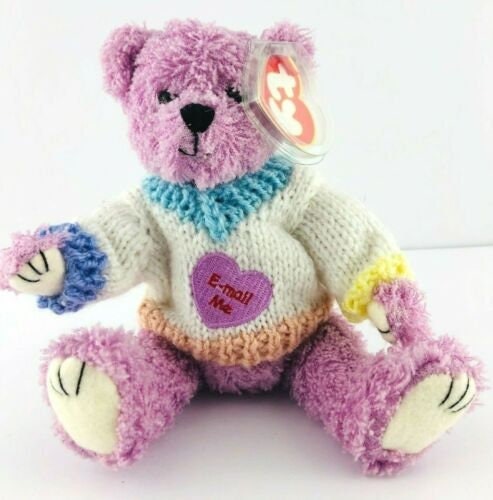 LANCASTER the Attic Treasure Bear Ty Beanie Baby Beanbag Plush - New with Tags Vintage Retired