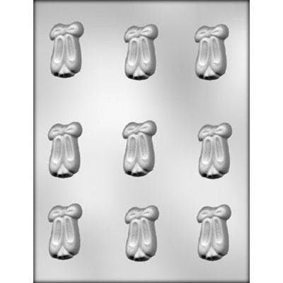 BALLET SLIPPERS Chocolate Candy Mold -- Ladies Shoes Dress Dance Ballet Craft Supply