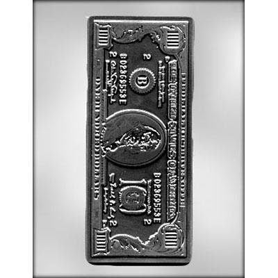 ONE HUNDRED DOLLARS Chocolate Candy Mold -- Money 100 Dollar Bill Cash Craft Supply
