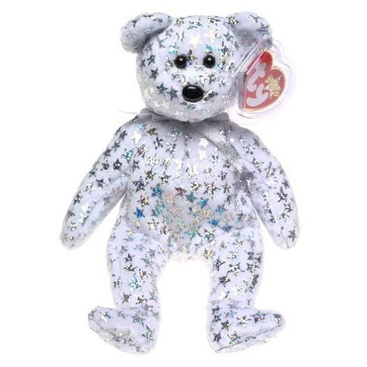 BEGINNING The Bear Ty Beanie Baby Retired Beanbag Plush - New with Tags Vintage 1990s