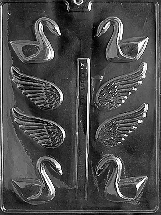 SMALL 3D SWAN Wedding Chocolate Candy Mold Craft Supply