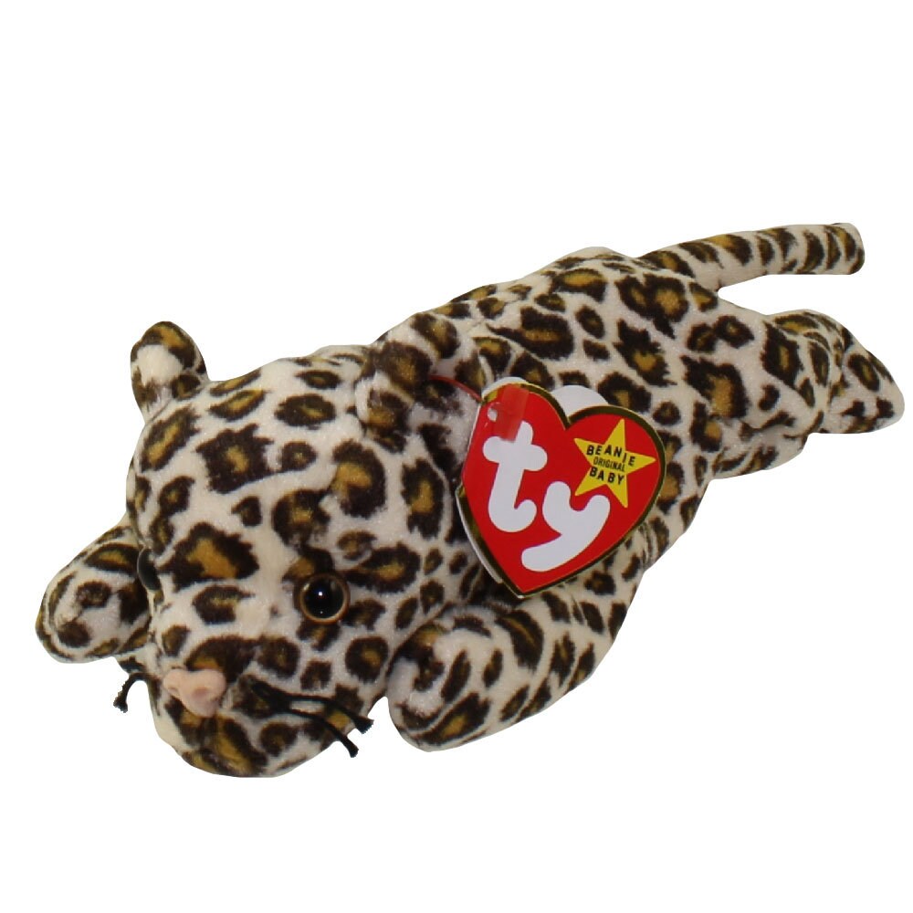 FRECKLES the Leopard Ty Beanie Baby Retired Beanbag Plush - New with Tags Vintage 1990s