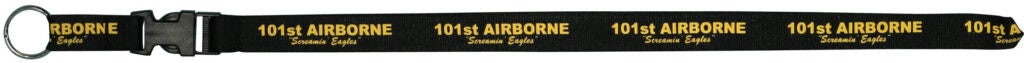 US ARMY 101st Airborne Division Lanyard W/detachable Buckle - United States Army Keychain Lanyard Keyring Keyfob Craft Supply