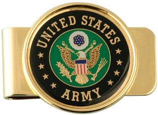 United States Army Money Clip - US Army Logo Money Clip Craft Supply