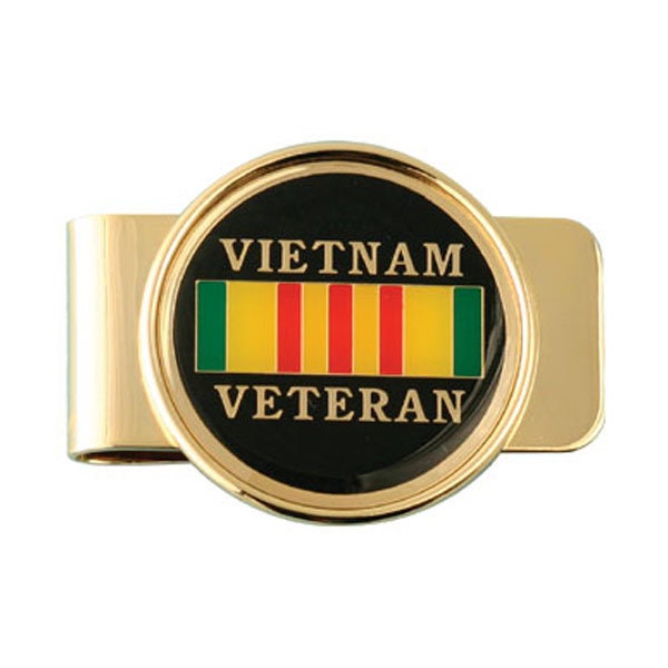Vietnam Veteran Money Clip - Vietnam War Vet Conflict Ribbon Money Clip Craft Supply