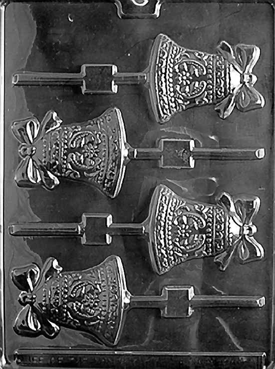 BELL LOLLY Wedding Sucker Chocolate Candy Mold Craft Supply