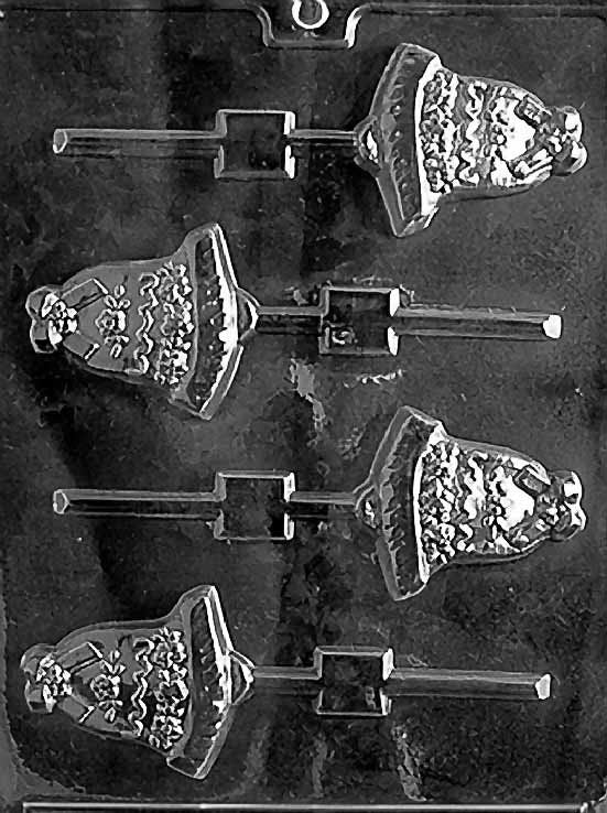 SMALL BELL LOLLY Wedding Sucker Chocolate Candy Mold Craft Supply