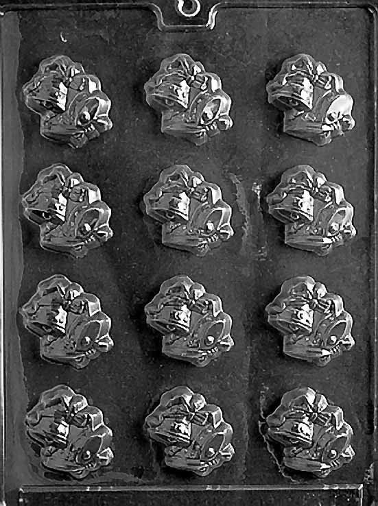 WEDDING BELLS Bite Size Chocolate Candy Mold Craft Supply