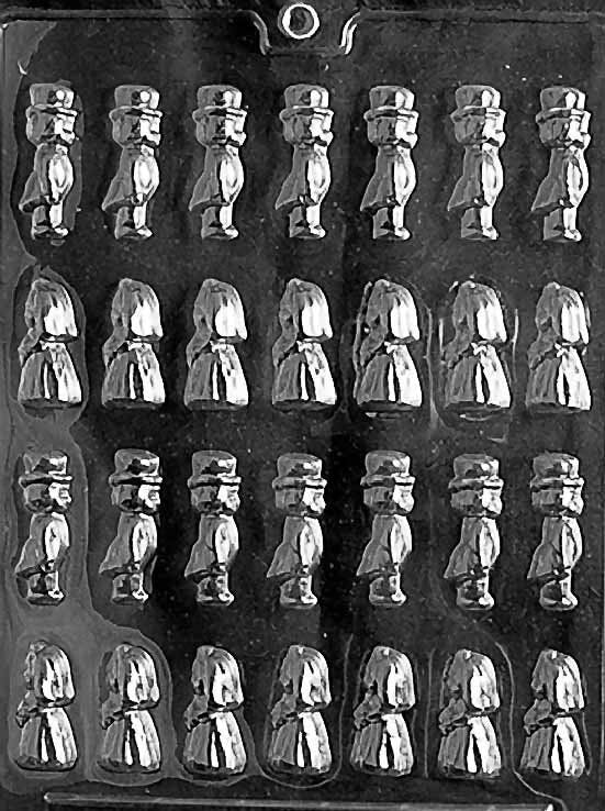 BRIDE AND GROOM Bite Size Wedding Chocolate Candy Mold Craft Supply