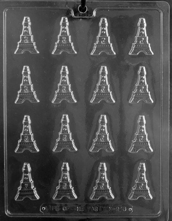 EIFEL TOWER Bite Size Pieces Chocolate Candy Mold Craft Supply