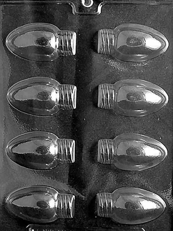 CHRISTMAS LIGHTS Christmas Chocolate Candy Mold Craft Supply