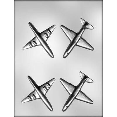 3D AIRPLANE Chocolate Candy Mold - Jet Plane Aircraft Flight Craft Supply