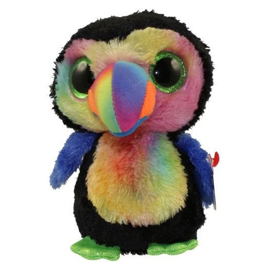 BEAKS the Toucan Beanie Boo Retired Beanbag Plush - New with Tags Vintage 1990s