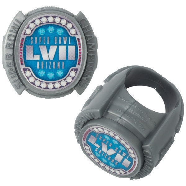 SUPER BOWL 57 LVII  Cupcake Rings Nfl Cake Toppers for Superbowl Party Decoration Football Craft Supply
