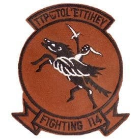 US NAVY Fighter Squadron 114 Aardvarks VF-114 Embroidered Patch Applique - Usn United States Military Craft Supply