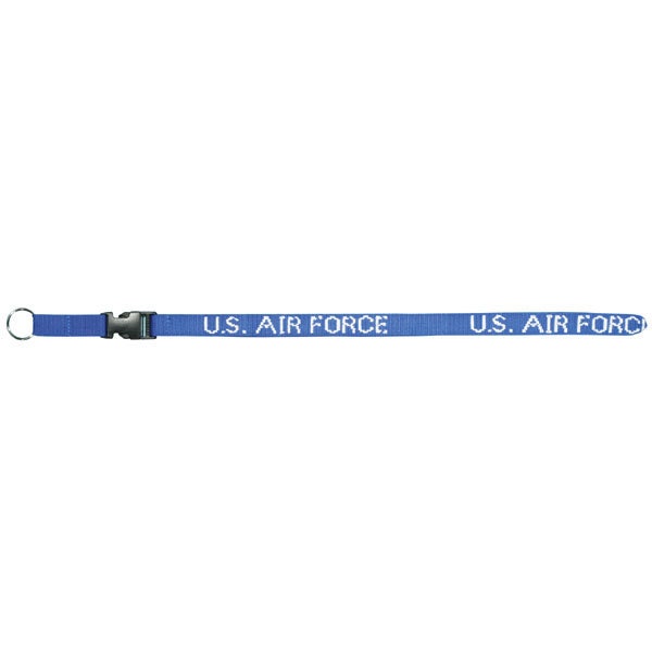 United States Air Force Lanyard W/detachable Buckle - USAF U.S. Air Force Keychain Lanyard Keyring Keyfob Craft Supply