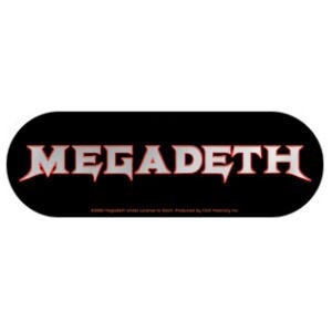 MEGADETH Logo Sticker Decal - American Thrash Metal Band Vinyl Decal Sticker Craft Supply