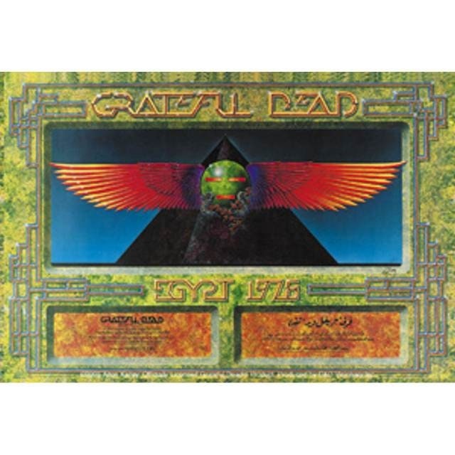 GRATEFUL DEAD Egypt Tour 1976 Sticker Decal - Vintage Rock Band Craft Supply