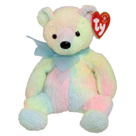 MELLOW the Bear Ty Beanie Baby Beanbag Plush - New with Tags Vintage Retired