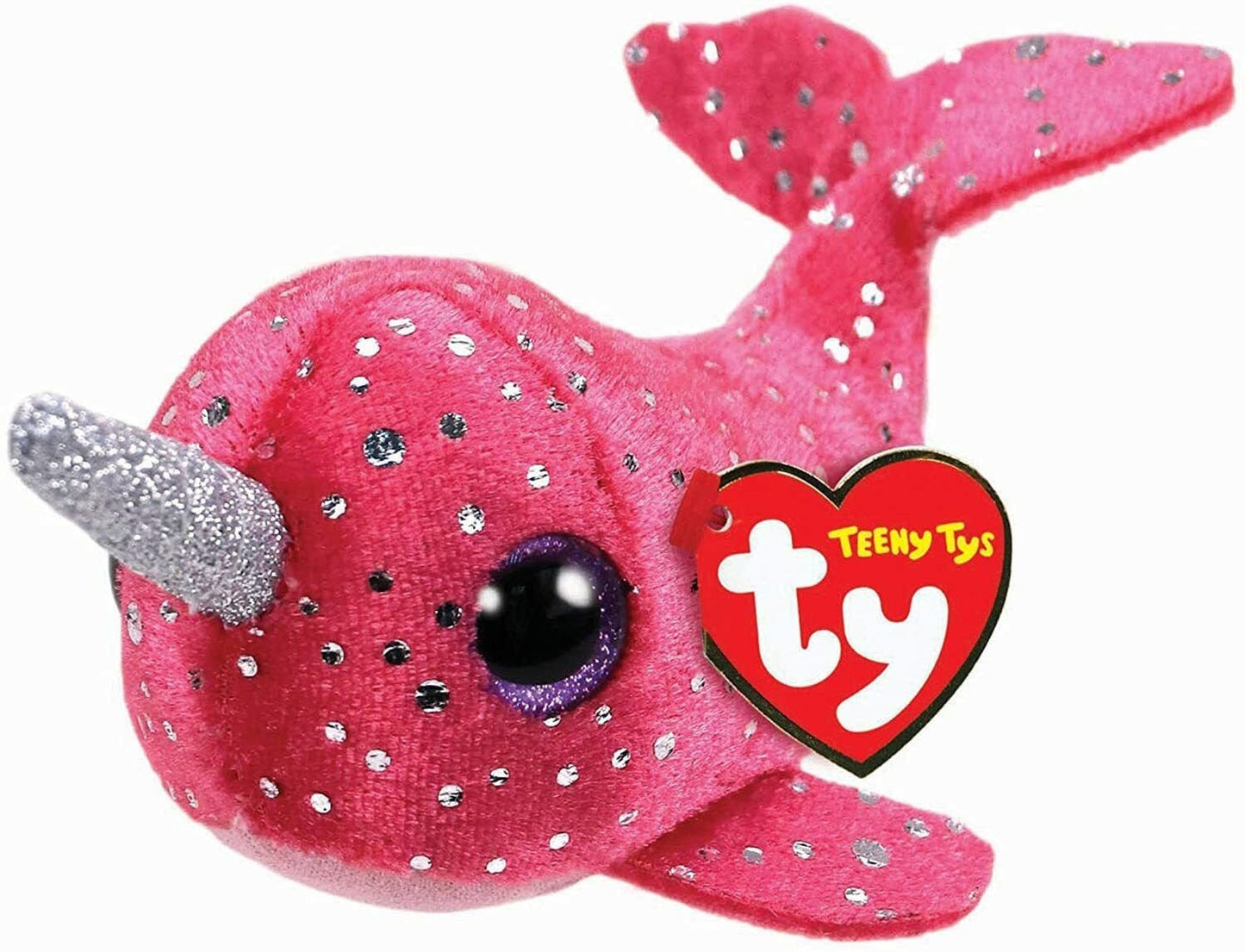 NELLY the Narwhal Teeny Ty Retired Beanbag Plush - New with Tags Vintage 1990s