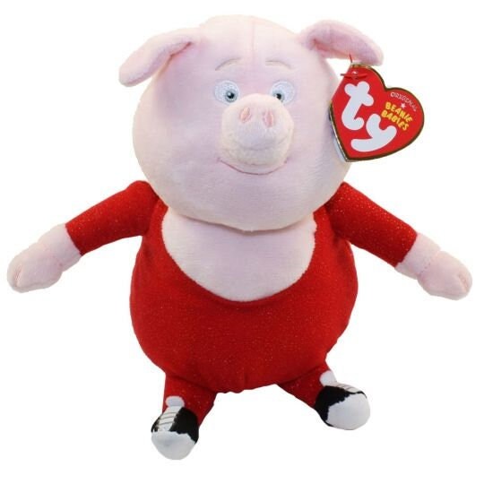 GUNTER the Pig from SING TY Beanie Baby Retired Beanbag Plush - New with Tags Vintage