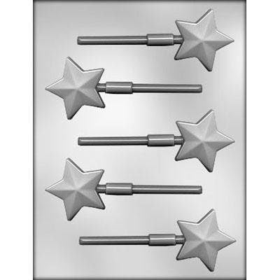 STAR Sucker Chocolate Candy Mold -- Soap Craft Supply