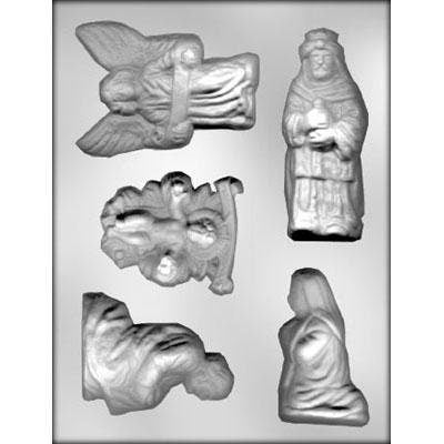 Nativity Chocolate Candy Mold --  Soap Craft Supply-