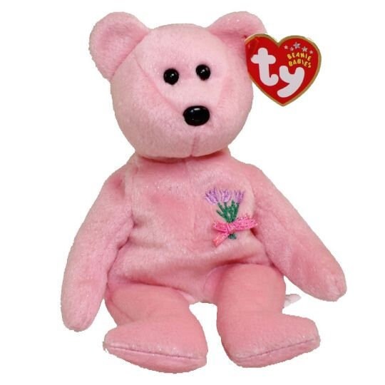 MUM the Bear Ty Beanie Baby Retired Beanbag Plush - New with Tags