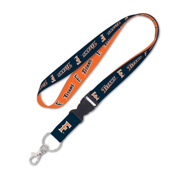 Wincraft CAL STATE FULLERTON Lanyard W/Detachable Buckle - Tuffy the Titan Alumni Keychain Key Holder Craft Supply