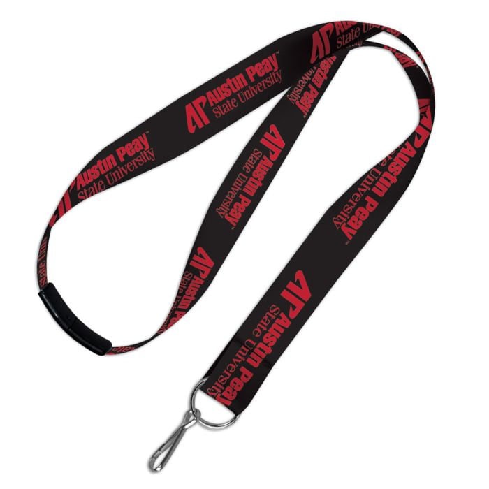 Wincraft AUSTIN PEAY UNIVERSITY Lanyard with Breakaway Clasp - Austin Peay State University Governors Keychain Key Holder Craft Supply