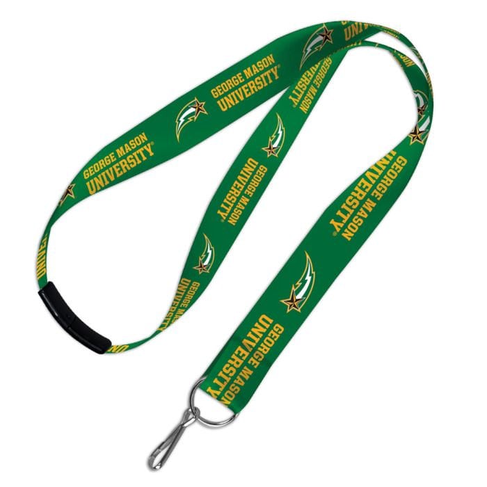 Wincraft GEORGE MASON UNIVERSITY Lanyard with Breakaway Clasp - George Mason Patriots Keychain Key Holder Craft Supply