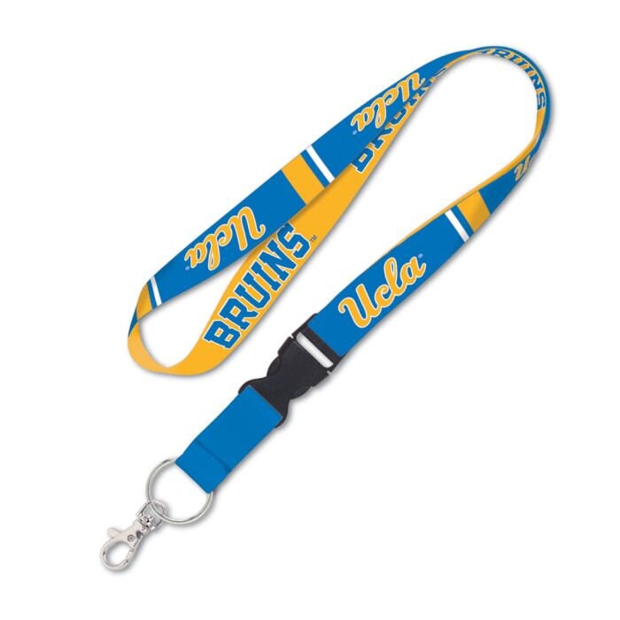 Wincraft UCLA BRUINS Lanyard W/Detachable Buckle - University of California, Los Angeles Alumni Keychain Key Holder Craft Supply
