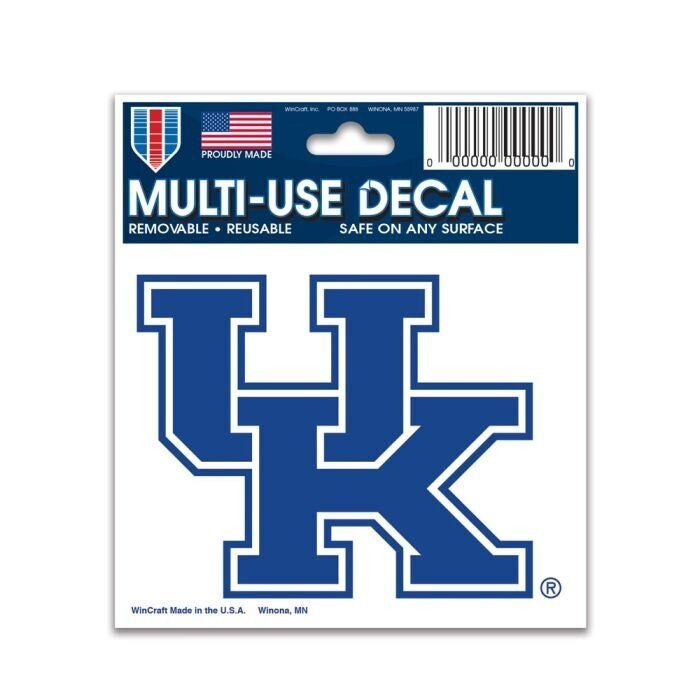 Wincraft KENTUCKY WILDCATS Multi-Use Color Decal - University of Kentucky Wildcats Vinyl Decal Sticker for Car or Truck Window Craft Supply