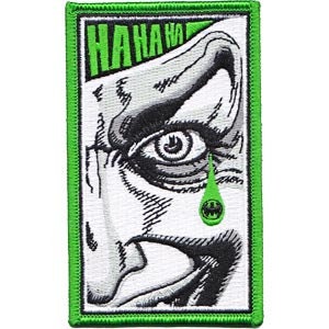 JOKER Tear Hahaha Patch - Batman DC Comics Embroidered Patch Applique Craft Supply