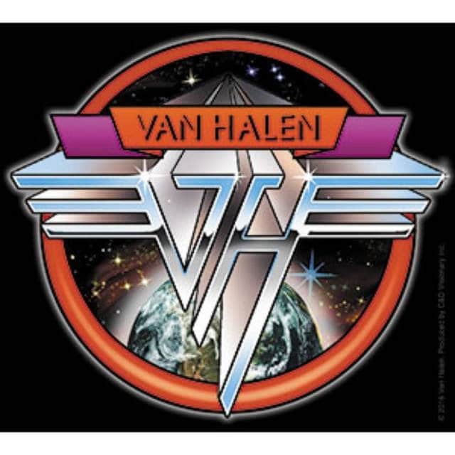 VAN HALEN Space Logo Sticker Decal - Rock Band Vinyl Decal Sticker Craft Supply