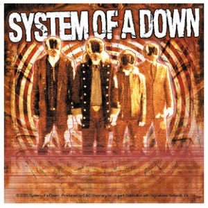 SYSTEM OF A DOWN Bullseye Sticker Decal - Heavy Metal Band Vinyl Decal Sticker Craft Supply