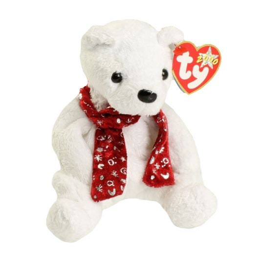 2000 HOLIDAY Teddy the Bear Ty Beanie Baby Retired Beanbag Plush - New with Tags Vintage 1990s-Christmas