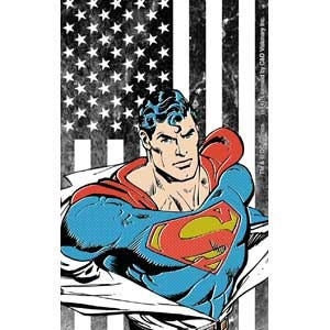 SUPERMAN American Flag Sticker Decal - DC Comics Vinyl Decal Sticker Craft Supply