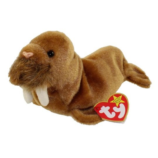 PAUL the Walrus Ty Beanie Baby Retired Beanbag Plush - New with Tags Vintage 1990s
