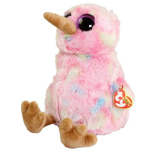 KIWI the Bird (Glitter Eyes) Beanie Boo Ty Retired Beanbag Plush - New with Tags Vintage
