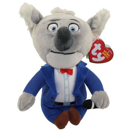 BUSTER the Koala from SING TY Beanie Baby Retired Beanbag Plush - New with Tags Vintage