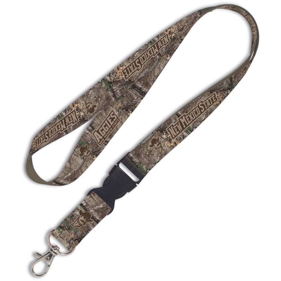 Wincraft NEW MEXICO STATE Camo Lanyard W/Detachable Buckle - New Mexico State Aggies Alumni Keychain Key Holder Craft Supply