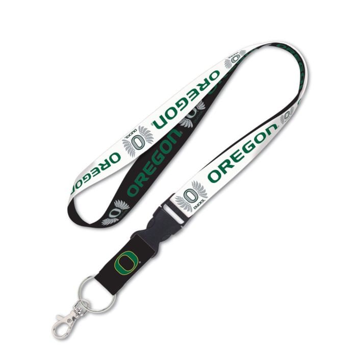 Wincraft OREGON DUCKS Lanyard W/Detachable Buckle - University of Oregon Alumni Keychain Key Holder Craft Supply